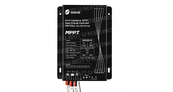 SRNE MPPT Gen4 DM120 Solar Charge Controller