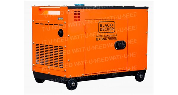 Soundproof generator 6kW / 7kVA dual voltage with ATS DG-7800SE-T