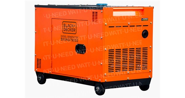 Soundproof generator 6kW / 7kVA dual voltage with ATS DG-7800SE-T