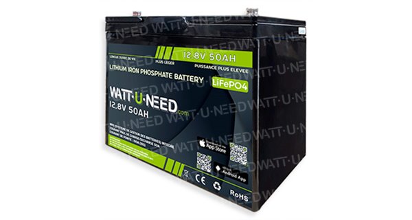 Batería de litio wattuneed 12.8V 48Ah 