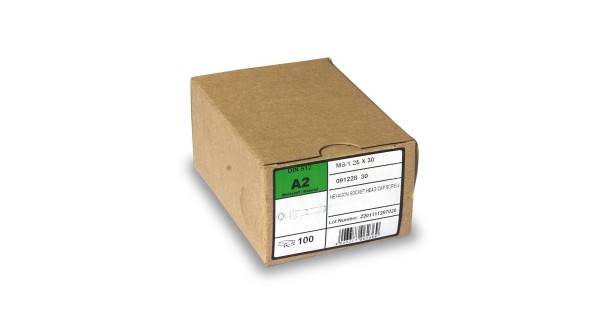Stainless-steel hexagon head screw M8x30 1x