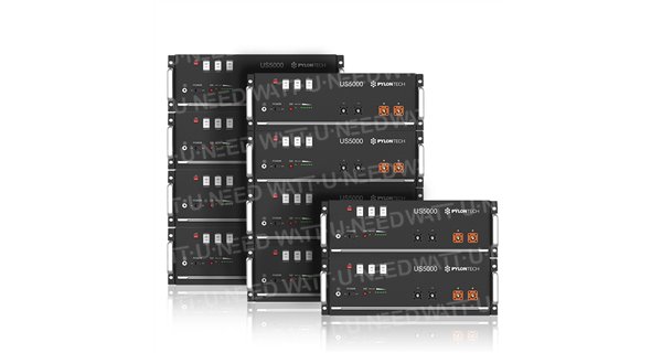 Batterie Lithium Pylontech US5000 +1.000 - 48 kWh