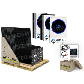 Kit autoconsommation 30 panneaux 15kVA avec stockage