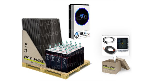 Kit de autoconsumo 12 paneles 5kVA OPZS