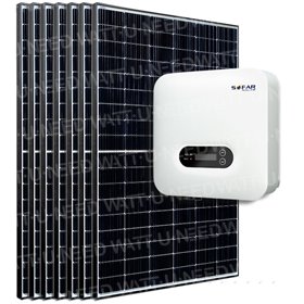 Kit 7 panels self-consumption / reinjection 3000W without storage