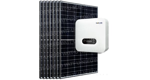 Kit 7 panels self-consumption / reinjection 3000W without storage