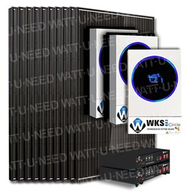 Self-consumption kit 24 panels 16.8 kVa with storage and installation in France