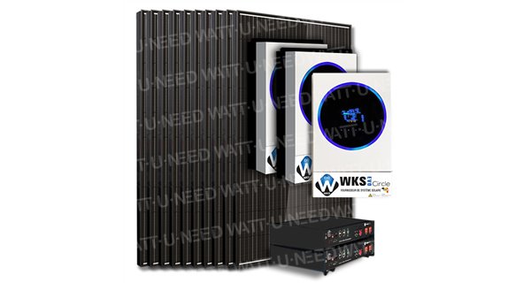 Self-consumption kit 5600W with storage Installation included in France