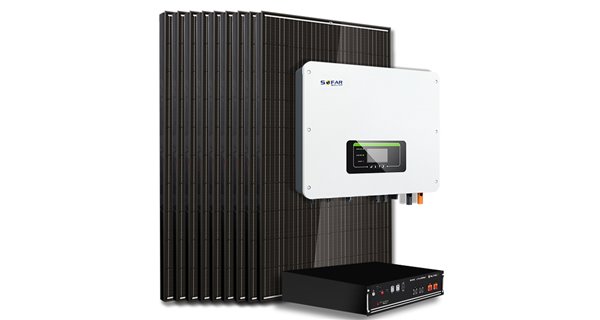 Self-consumption kit 16 5kVA lithium panels