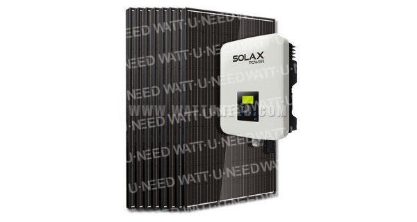 Kit 10 self-consumption panels / 3000W Sofar budget reinjection