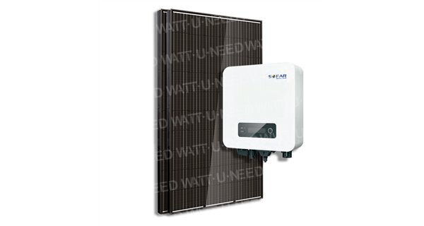 Kit 6 to 10 panels, self-consumption / reinjection 3kVa Sofar without storage