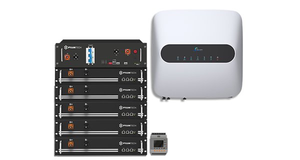 Kit optimisation autoconsommation Sermatec 10kW de 5 à 9 batteries lithium haute tension