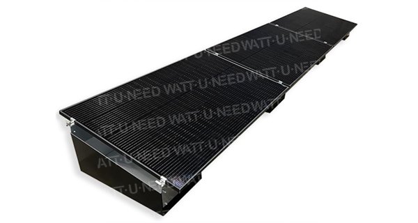 Ultraground System - Ground fastening system for two panels