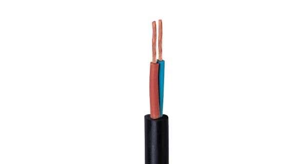 Cable flexible H05RR-F 2x0,75mm² - 1m