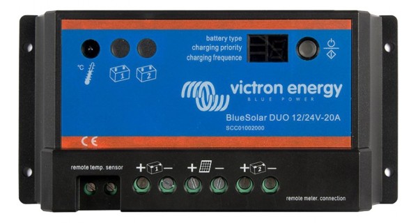 Régulateur Victron BlueSolar DUO 12/24V 20A