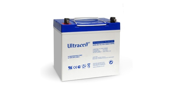 Batteries Ultracell Gel 55Ah ou 100Ah