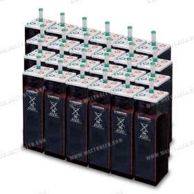 Parc de 156 kWh batteries OPzS 48V