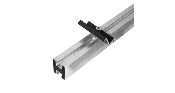 Rail en aluminium 35x40 pour fixation de panneaux solaires