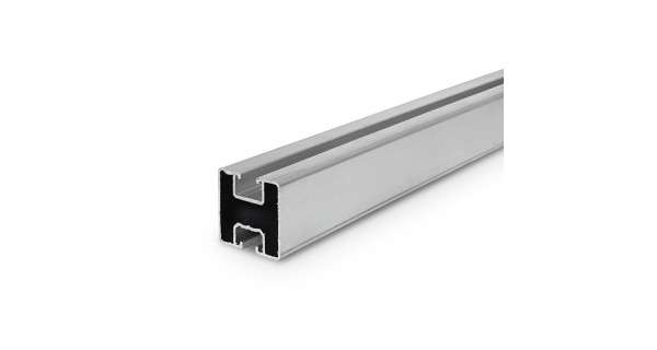 Rail en aluminium 35x40 pour fixation de panneaux solaires