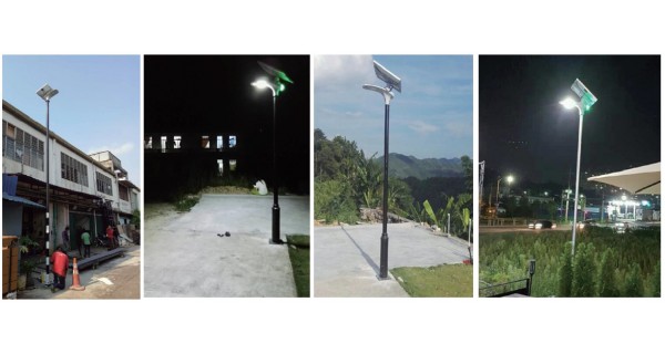 Lampadaire solaire - LED autonome 15W 18V FB