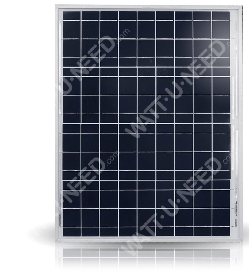 Panneau solaire polycristallin de 50Wc