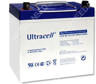 Batería GEL Ultracell 12V 55Ah